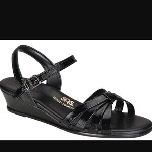 EUC in Original Box Quarter Strap Wedge Sandal